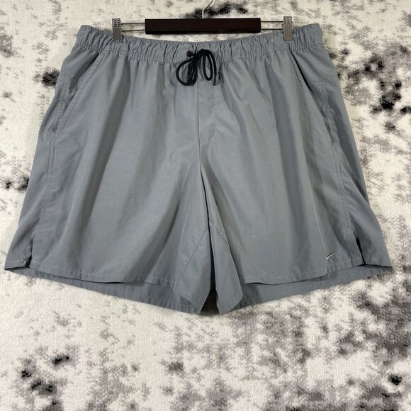 Nike Unlimited 7" Training Shorts Mens Size 2XL Gray‎ Performance Stretch - Picture 1 of 16